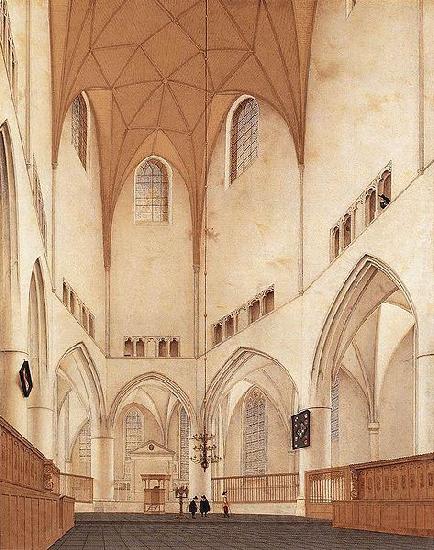 Pieter Jansz Saenredam Interior of the Choir of Saint Bavo's Church at Haarlem. France oil painting art